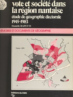 cover image of Vote et société dans la région nantaise